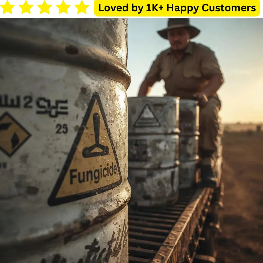 Person sitting on a tractor with fungicide barrels in a field, featuring a five-star rating text. Premium Transparent Labels South Africa: Industrial Quality from One A4 Sheet

Elevate your brand with the "no-label look" using our professional Transparent Labels South Africa.
