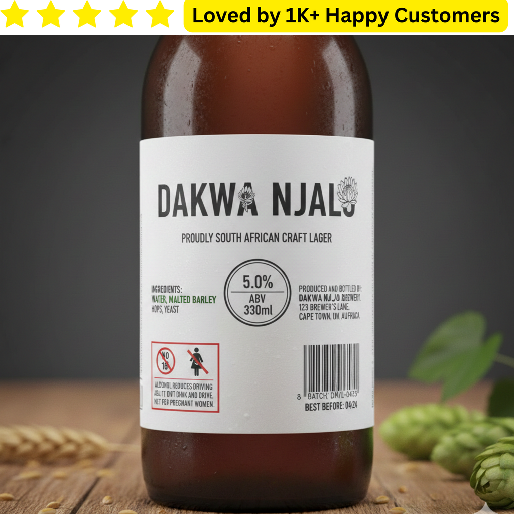 Alcohol Warning Labels South Africa | Legal Compliance Printing